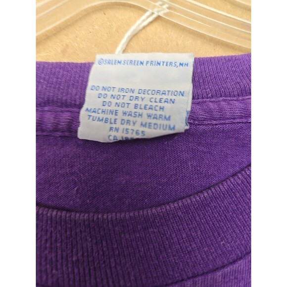 Vintage Minnesota Vikings 1990 Salem Sportswear T-shirt NFL Football Mens XL - Picture 7 of 9